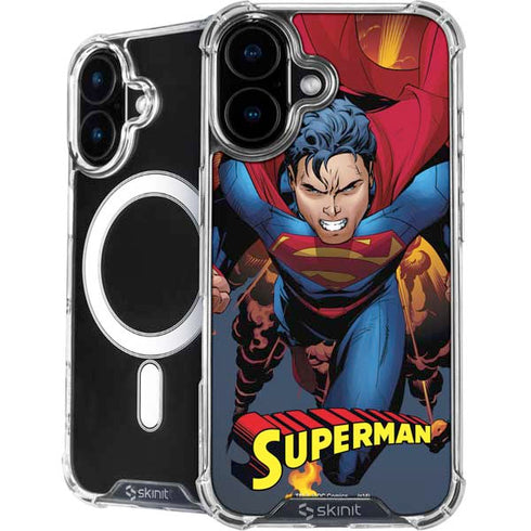DC Comics Superman Action Flying Pose iPhone 17 MagSafe Case
