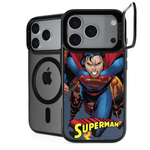 DC Comics Superman Action Flying Pose iPhone 18 Pro Max Kickstand Case