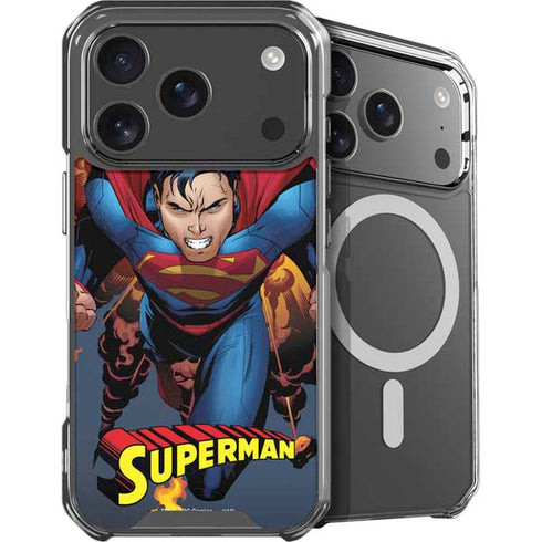 DC Comics Superman Action Flying Pose iPhone 18 Pro Max MagSafe Case