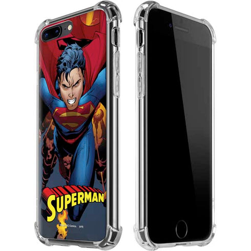 DC Comics Superman Action Flying Pose iPhone Cases