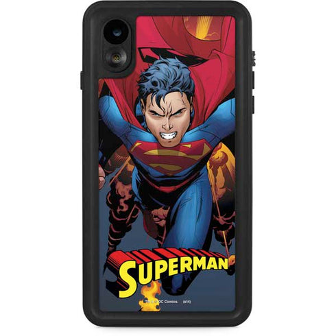 DC Comics Superman Action Flying Pose iPhone Cases
