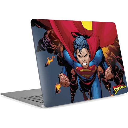 DC Comics Superman Action Flying Pose Apple MacBook Air Skin