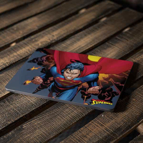 DC Comics Superman Action Flying Pose Apple MacBook Air Skin