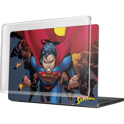 DC Comics Superman Action Flying Pose MacBook Pro 14in (2021-24) Case plus Skin