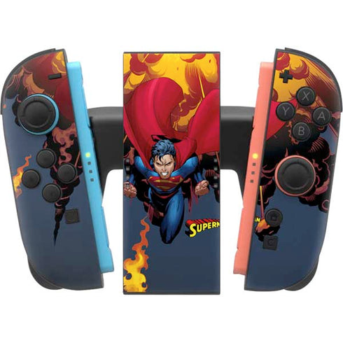DC Comics Superman Action Flying Pose Nintendo Switch 2 (2025) Joy-Con Controller Skin