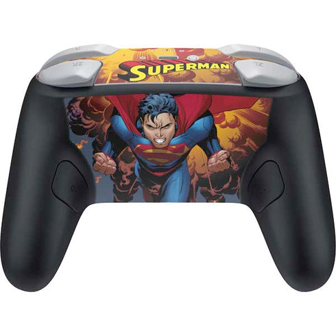 DC Comics Superman Action Flying Pose Nintendo Switch 2 (2025) Pro Controller Skin