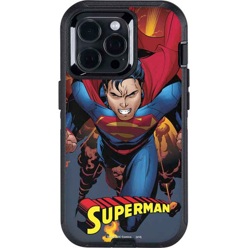 DC Comics Superman Action Flying Pose Otterbox Defender iPhone Skin