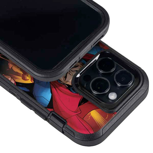 DC Comics Superman Action Flying Pose Otterbox Defender iPhone Skin