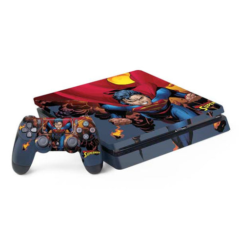 DC Comics Superman Action Flying Pose PlayStation PS4 Skins