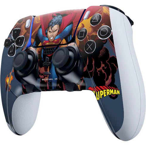 DC Comics Superman Action Flying Pose PS5 DualSense Edge Pro Controller Skin