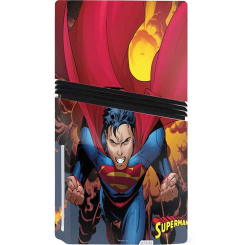DC Comics Superman Action Flying Pose PS5 Pro Disk Bundle Skin