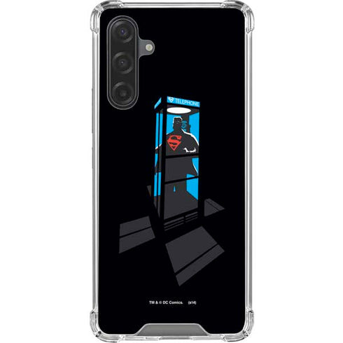 DC Comics Superman Phone booth Galaxy A17 Clear Case