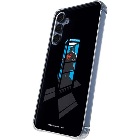 DC Comics Superman Phone booth Galaxy A35 5G Clear Case