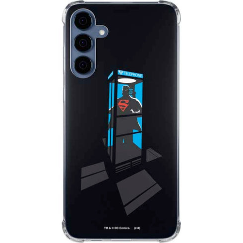 DC Comics Superman Phone booth Galaxy A55 5G Clear Case