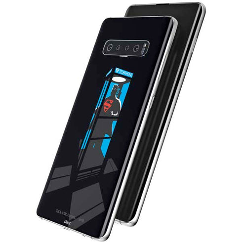 DC Comics Superman Phone booth Galaxy S10 Plus Skin