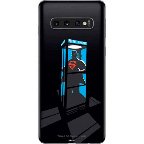 DC Comics Superman Phone booth Galaxy S10 Skin
