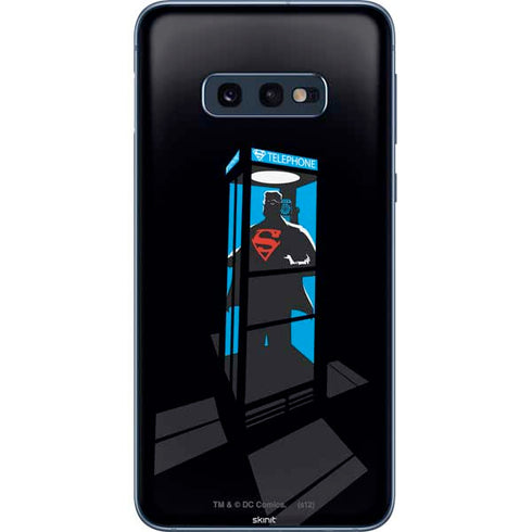 DC Comics Superman Phone booth Galaxy S10e Skin