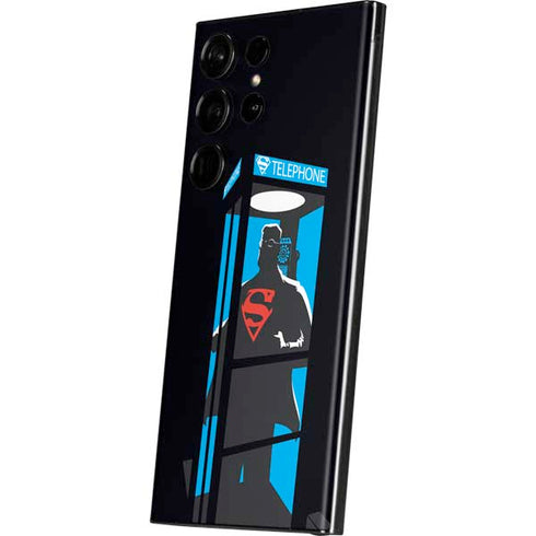 DC Comics Superman Phone booth Galaxy Skins