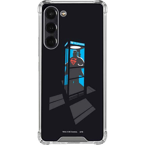 DC Comics Superman Phone booth Galaxy S24 FE Clear Case