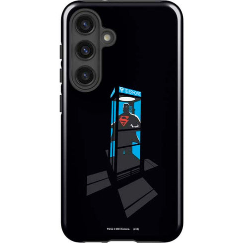 DC Comics Superman Phone booth Galaxy S25 Plus Impact Case