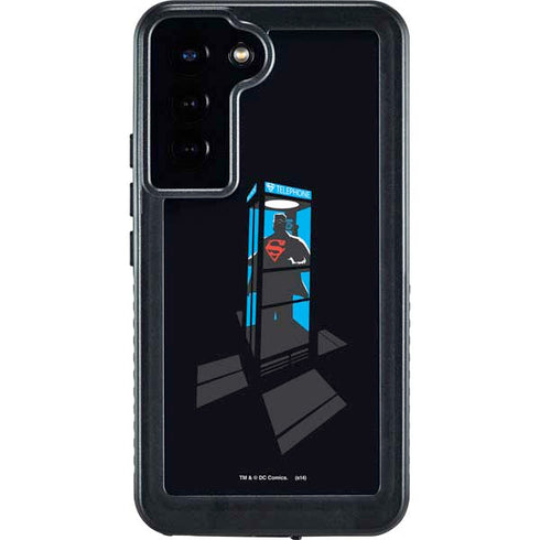 DC Comics Superman Phone booth Galaxy S24 Plus Waterproof Case