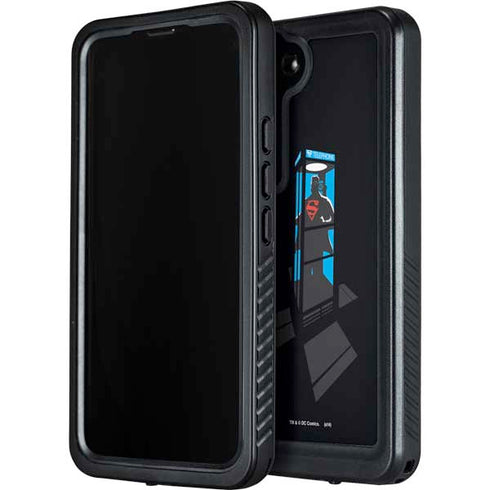 DC Comics Superman Phone booth Galaxy S24 Plus Waterproof Case