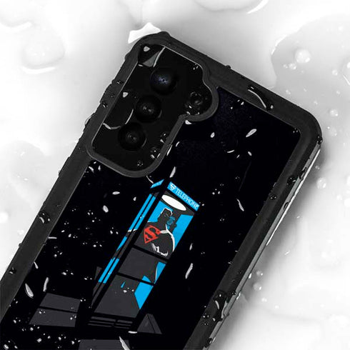 DC Comics Superman Phone booth Galaxy S24 Plus Waterproof Case