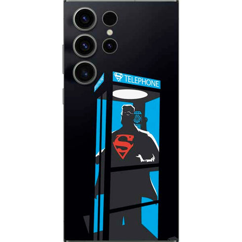 DC Comics Superman Phone booth Galaxy S25 Ultra Skin