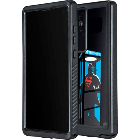 DC Comics Superman Phone booth Galaxy S24 Ultra Waterproof Case