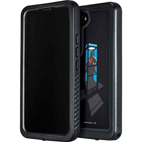 DC Comics Superman Phone booth Galaxy S24 Waterproof Case