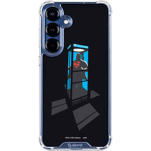 DC Comics Superman Phone booth Galaxy S25 Clear Case