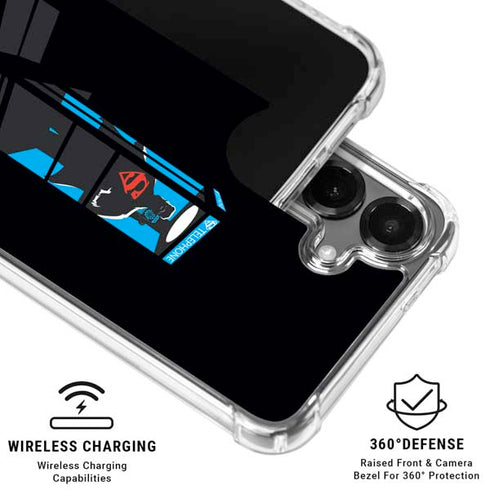 DC Comics Superman Phone booth Galaxy S26 Clear Case