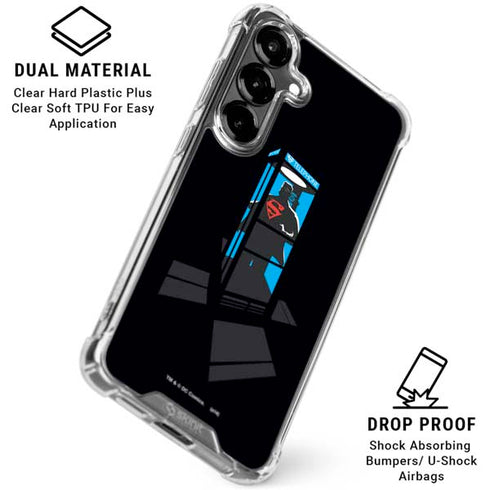 DC Comics Superman Phone booth Galaxy S26 Plus Clear Case