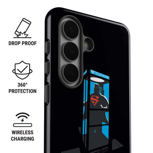 DC Comics Superman Phone booth Galaxy S26 Plus Impact Case