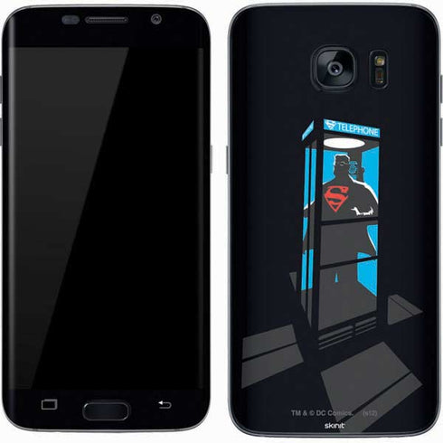 DC Comics Superman Phone booth Galaxy S7 Skin