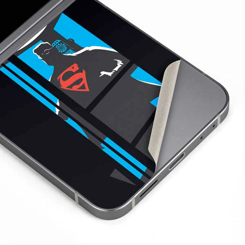 DC Comics Superman Phone booth Galaxy Z Flip6 Skin