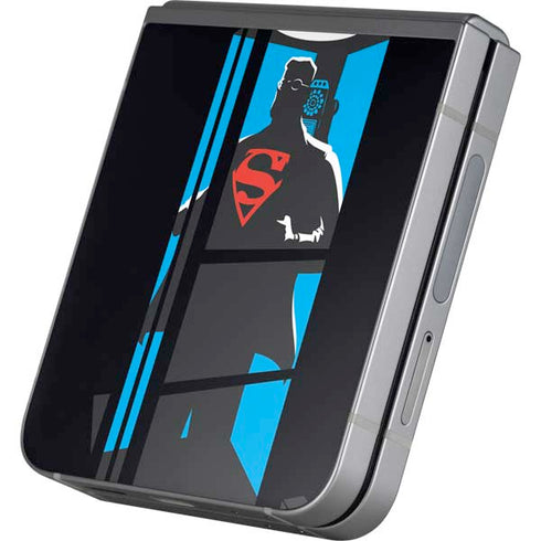 DC Comics Superman Phone booth Galaxy Z Flip6 Skin