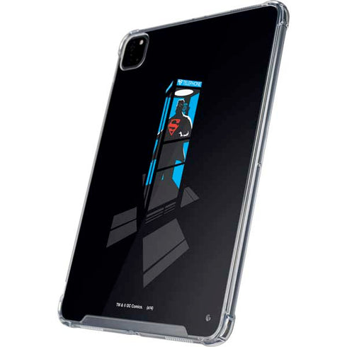 DC Comics Superman Phone booth iPad Pro 12.9in (2020) Clear Case