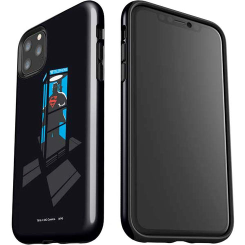 DC Comics Superman Phone booth iPhone 11 Pro Max Impact Case