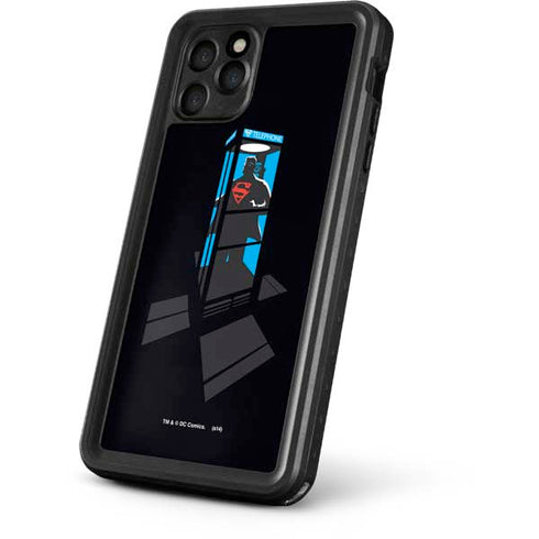 DC Comics Superman Phone booth iPhone 11 Pro Waterproof Case