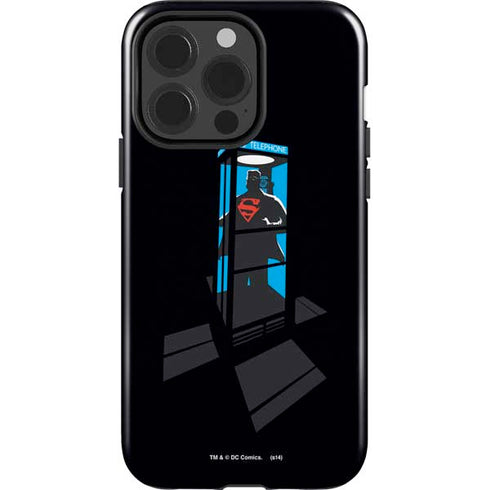 DC Comics Superman Phone booth iPhone 15 Pro Impact Case