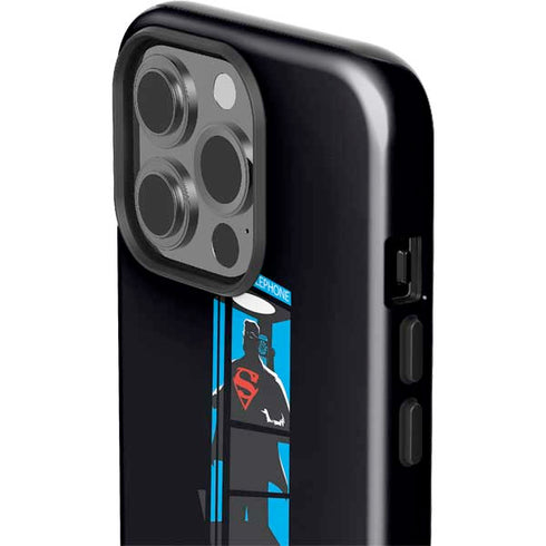 DC Comics Superman Phone booth iPhone 15 Pro Impact Case