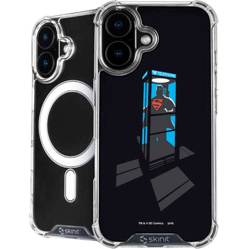 DC Comics Superman Phone booth iPhone 16 MagSafe Case