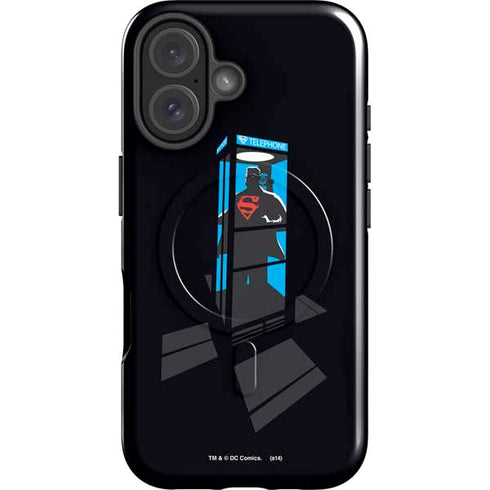 DC Comics Superman Phone booth iPhone 16 Magsafe Impact Case