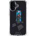 DC Comics Superman Phone booth iPhone 16 Plus Clear Case