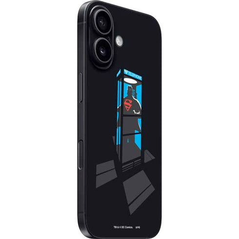 DC Comics Superman Phone booth iPhone 16 Plus Skin