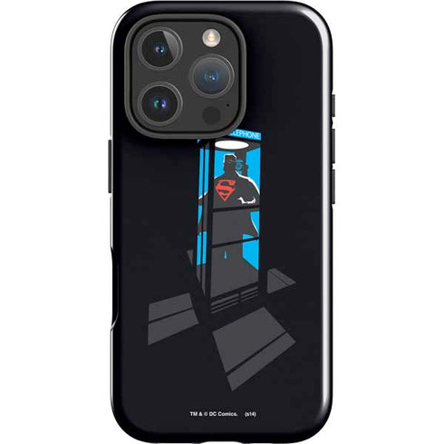 DC Comics Superman Phone booth iPhone 16 Pro Impact Case