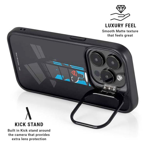 DC Comics Superman Phone booth iPhone 16 Pro Kickstand Case