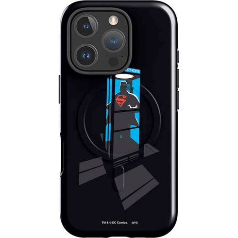 DC Comics Superman Phone booth iPhone 16 Pro Max Magsafe Impact Case