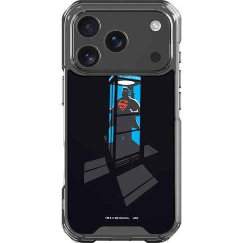 DC Comics Superman Phone booth iPhone 18 Pro Clear Case
